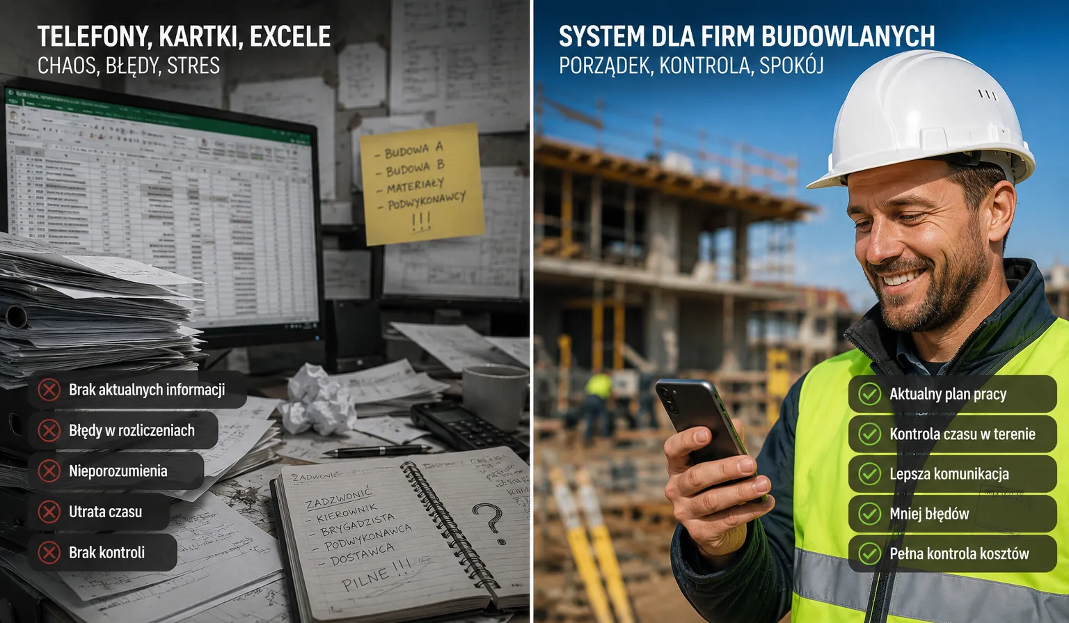 A modern construction company no longer relies on phone calls and paperwork