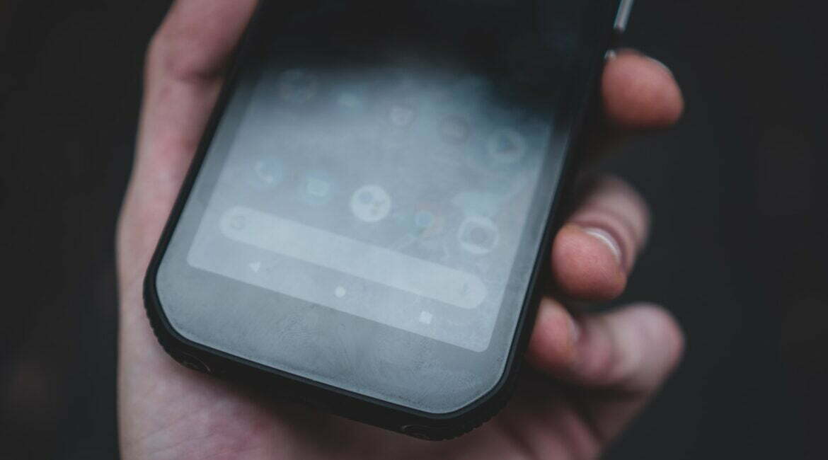 black and white smartphone case