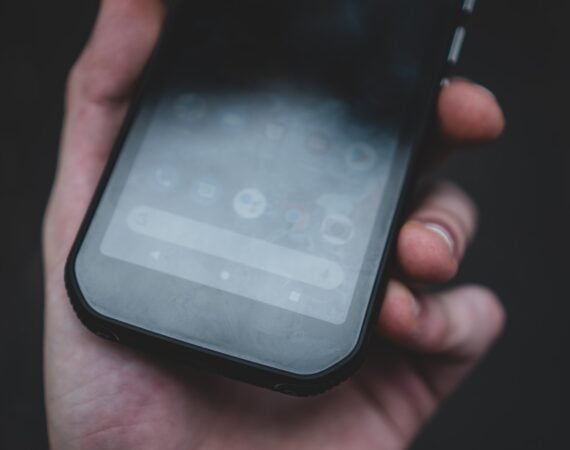 black and white smartphone case