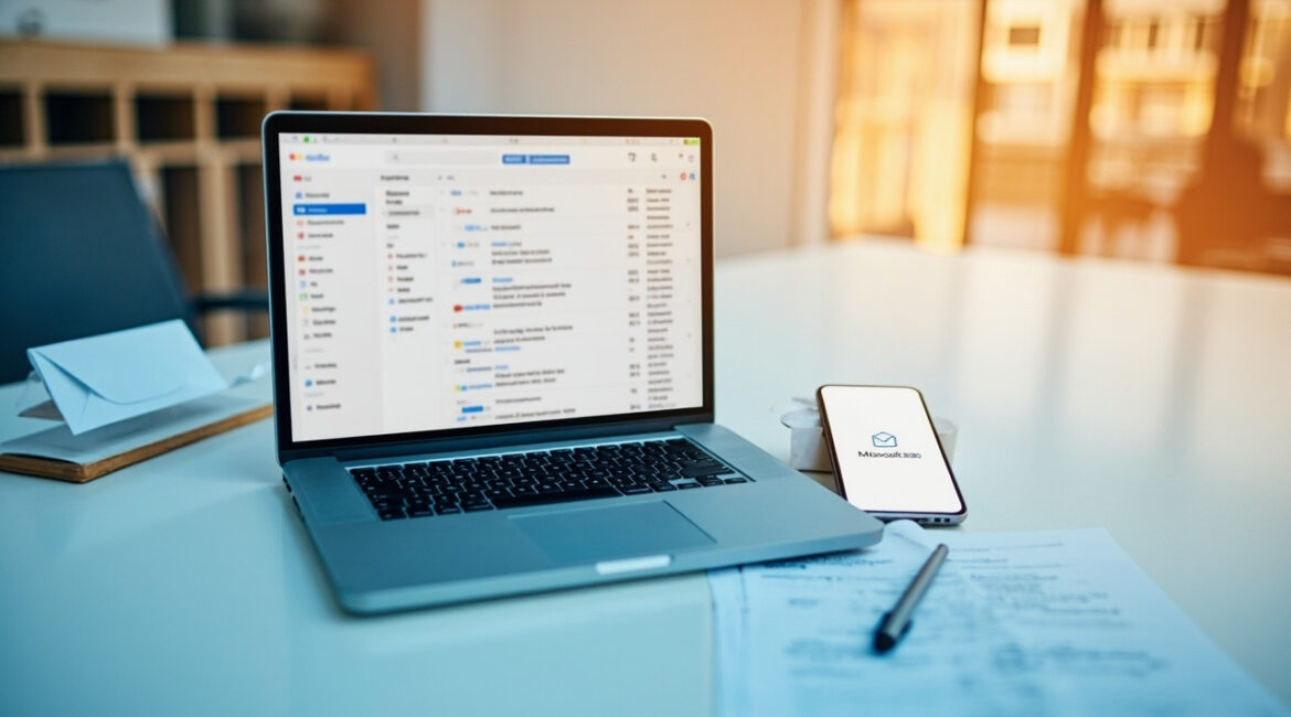 Email archive in a construction management software